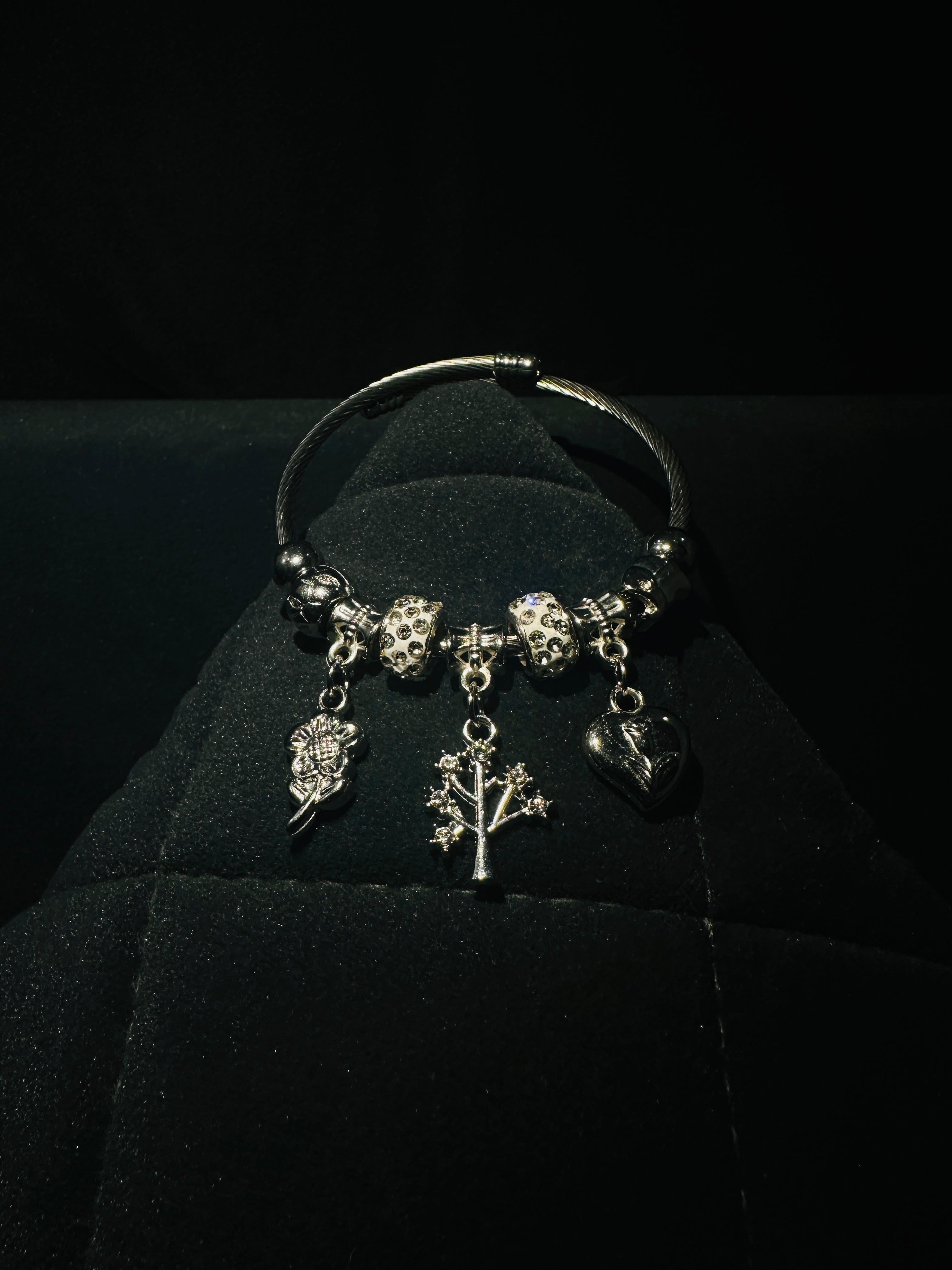 Enchanted Charms Silver Bracelet