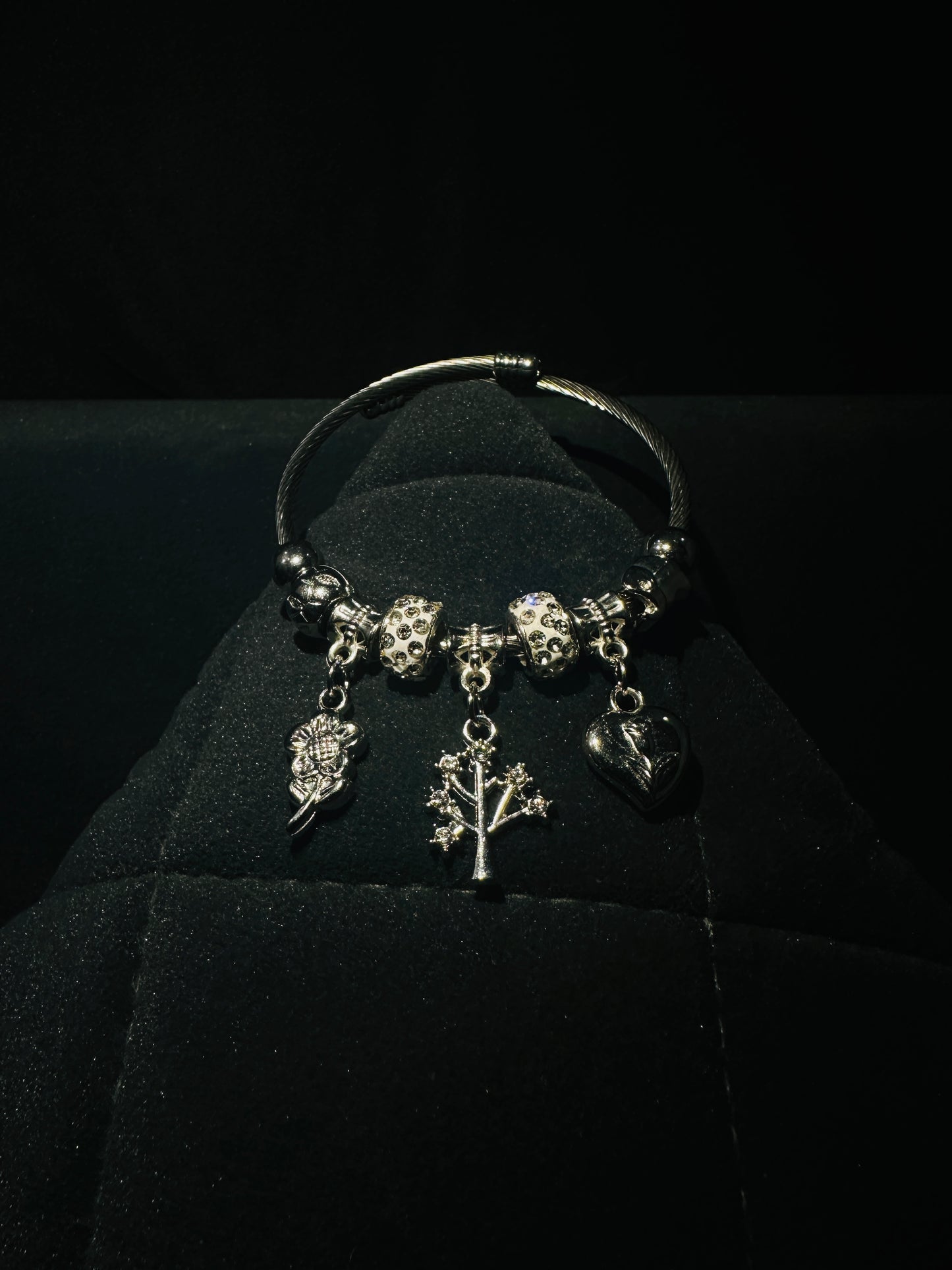 Enchanted Charms Silver Bracelet