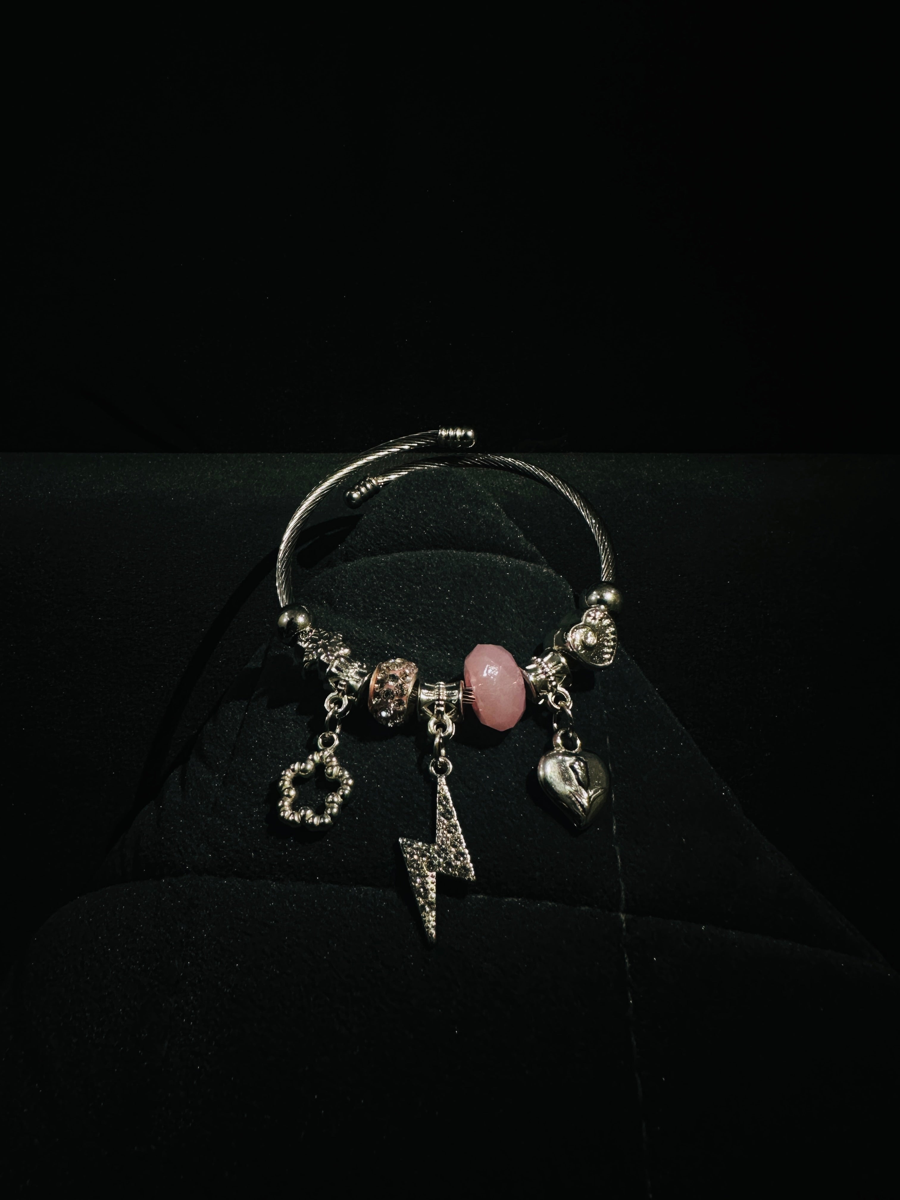 Rose Spark Charm Bracelet