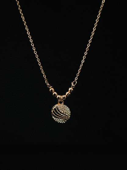 ✨ Golden Gleam – Circle Radiance Jewelry Set