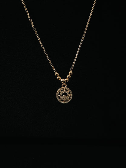 🌟 Regal Orbit – Circular Charm Jewelry Set