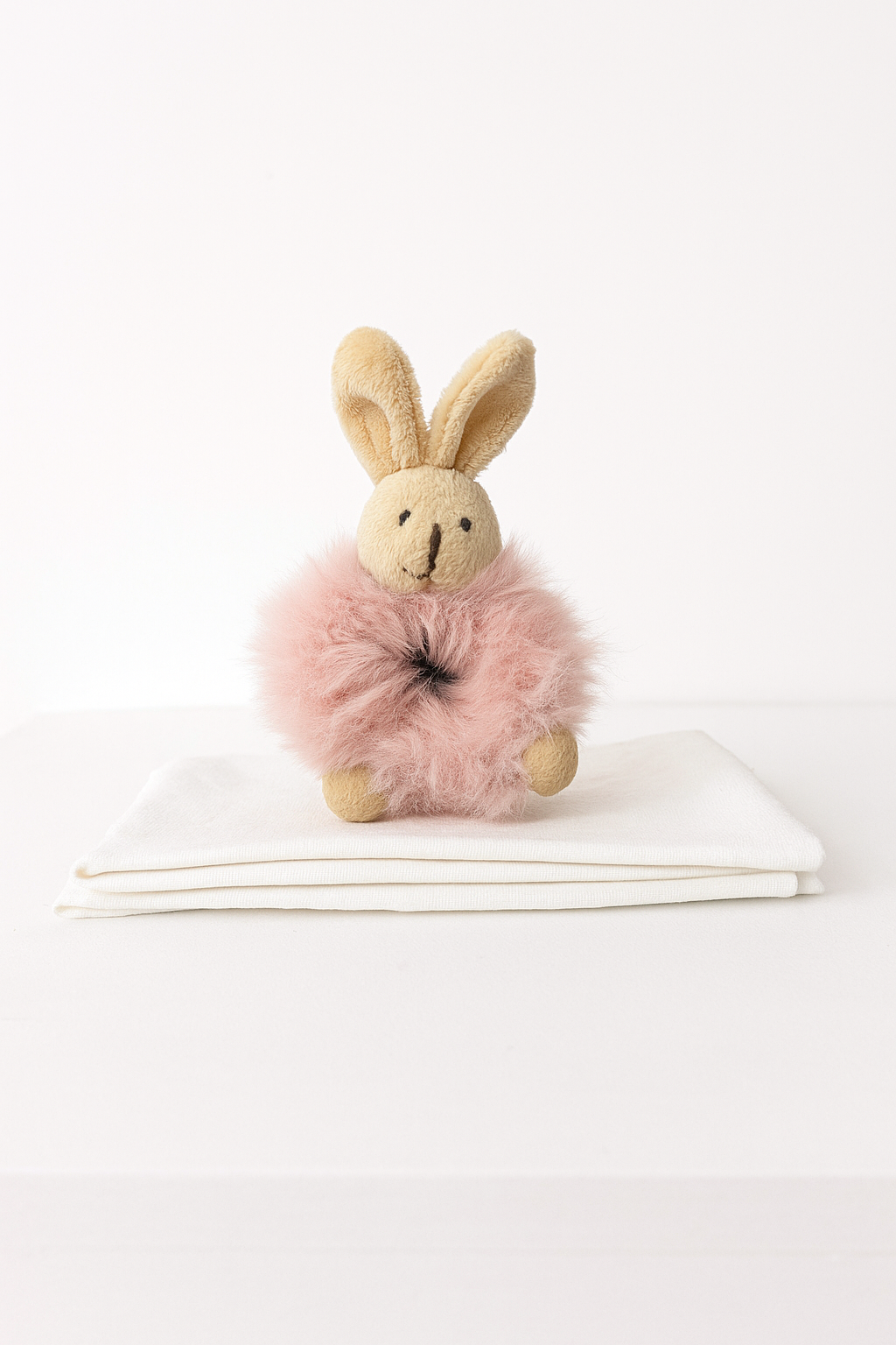 Blush Bunny Scrunchie 🎀
