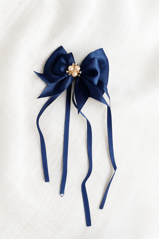 Midnight Pearl Bow π